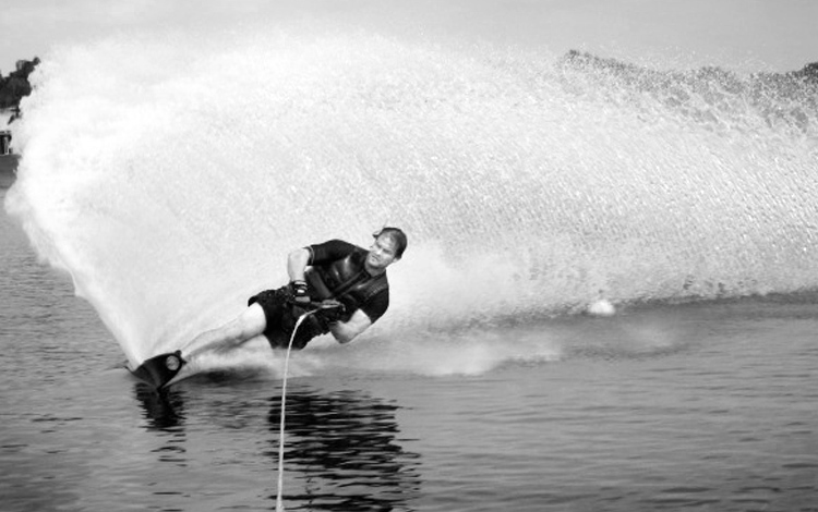 Paul Wadina skiing the Pocket Lake course